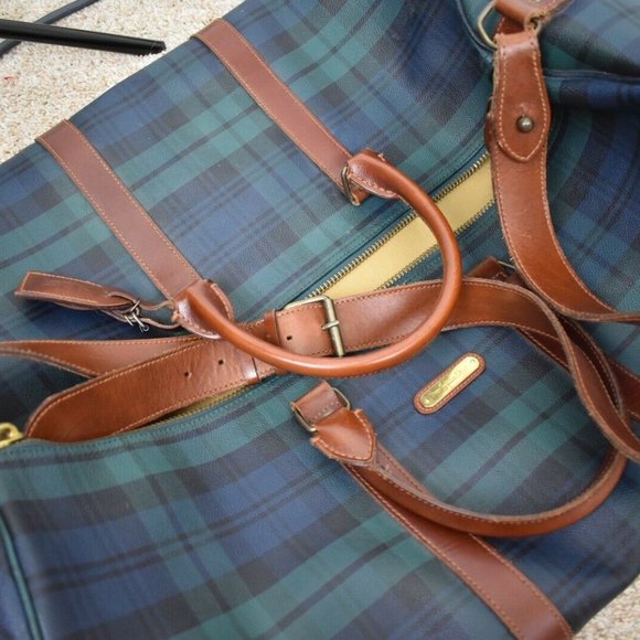 Polo Ralph Lauren Other - RARE Vtg Polo RALPH LAUREN Black Watch duffle bag